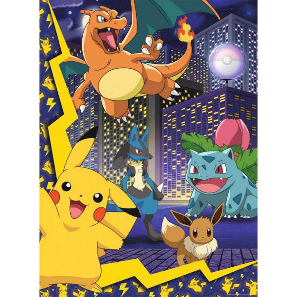 Puzzle de 150 piezas: Ciudad Pokémon - Nathan-Ravensburger-86189