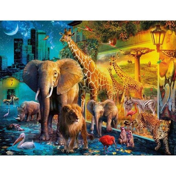 2000 pieces puzzle: Night walk - Nathan-878864