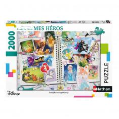 Puzzle de 2000 piezas: Disney Scrapbooking