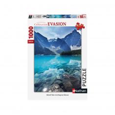 Puzzle 1000 Teile: Massiv der blauen Berge