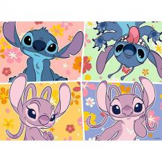 Puzzle 250 pièces : En bonne compagnie - Disney Stitch 