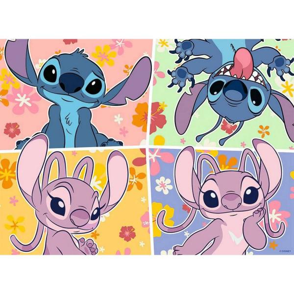 Puzzle 250 pièces : En bonne compagnie - Disney Stitch  - Nathan-12004090