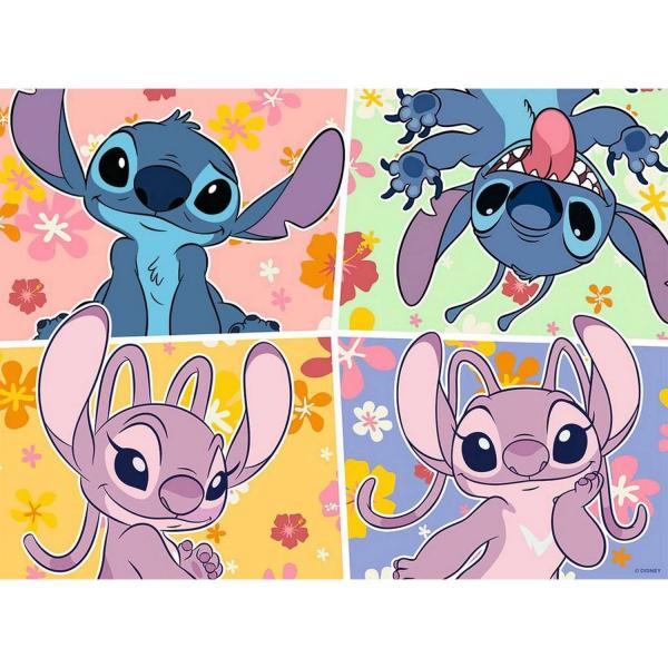 Puzzle 250 Teile: In guter Gesellschaft - Disney Stitch - Nathan-12004090
