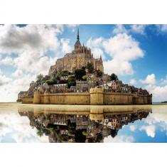 Puzzle 1000 pièces : Labbaye du Mont-Saint-Michel - Des racines et des ailes