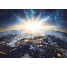 500 piece jigsaw puzzle - The Earth seen
