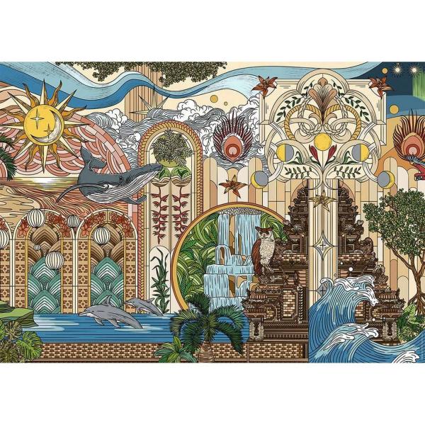 Puzzle 1500 pieces: The Garden of Dreams - Nathan-12001612