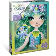 Puzzle reluciente de 100 piezas: Marinia y Octavia