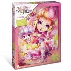 Puzzle scintillant 200 pièces : Petulia et Paloma