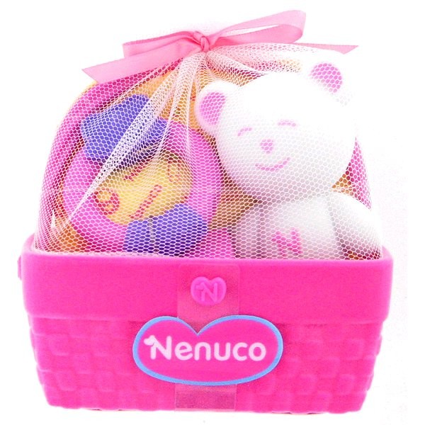Accessoires pour bébé Nenuco 42 cm : Panier rose - Nenuco-700009028-Rose