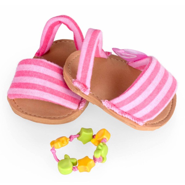 Coffret chaussures + bijou pour poupées Nenuco 42 cm : Sandalettes - Nenuco-700011309-19123