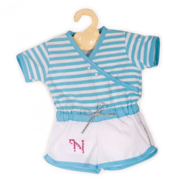 Vêtement pour Bébé Nenuco 42 cm : Combi-short rayée bleue - Nenuco-700008157-6