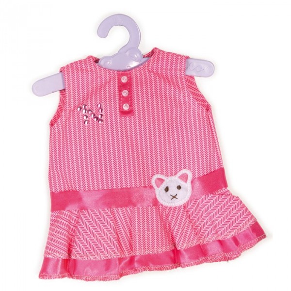 Vêtement pour Bébé Nenuco 42 cm : Robe rose avec ceinture chat - Nenuco-700008157-1