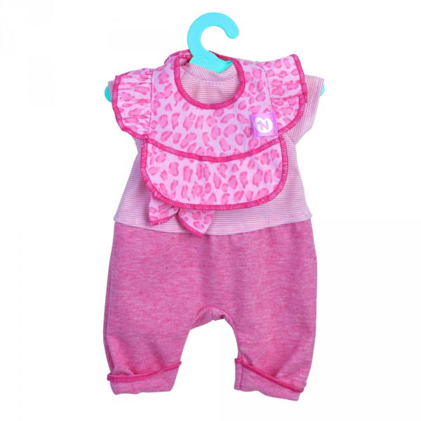 Vêtements pour Nenuco 35 cm : Tenue rose avec col léopard - Nenuco-700012823-21322