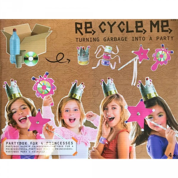 Kit créatif ReCycleMe : Partybox pour 4 princesses - Neotilus-RE16BI110