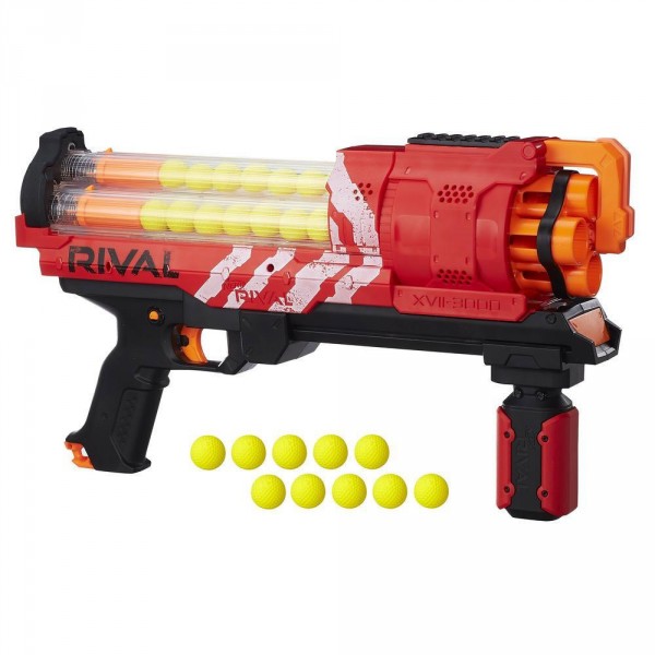Pistolet Nerf Rival Artemis XVII-3000 : Rouge - Hasbro-B8235-B8236