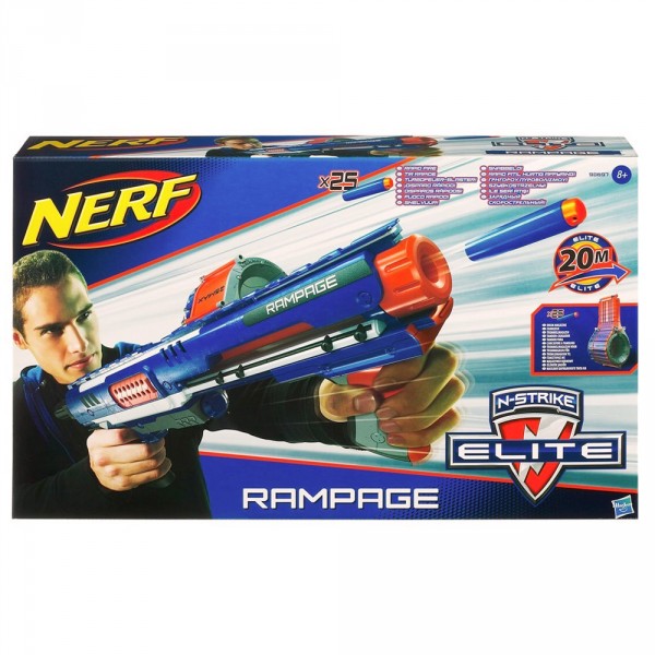 Fusil Nerf N-Strike Elite Rampage - Hasbro-98697
