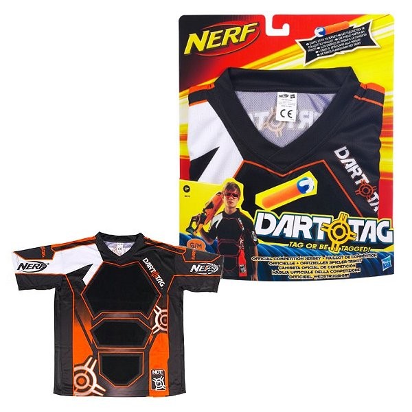 Nerf Maillot Dart Tag : Orange taille X et L - Hasbro-38119-38177