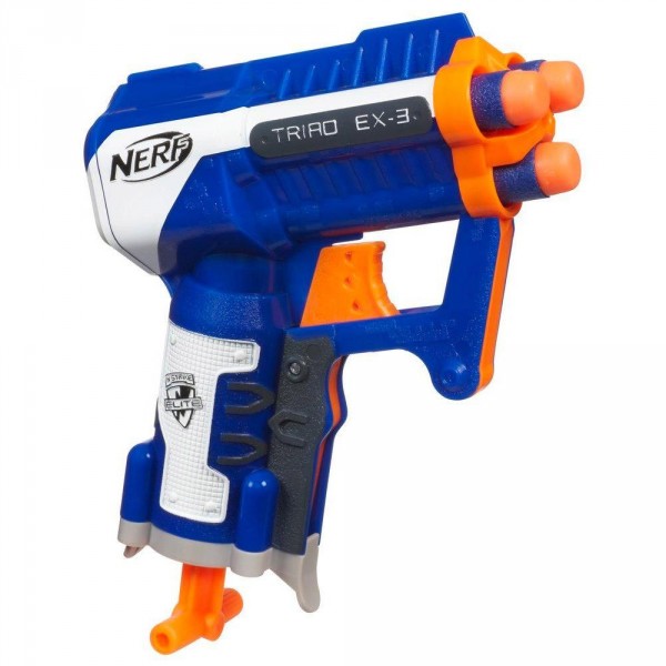 Pistolet Nerf N-Strike Triad EX-3 - Hasbro-A1690