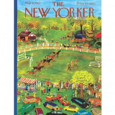 1000 piece puzzle : The New Yorker : Horse Show