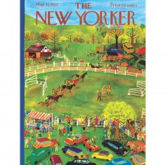 Puzzle de 1000 piezas : The New Yorker : Espectáculo de caballos