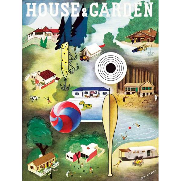 750 piece puzzle : Camps and Cottages - Newyork-NPZHG2331