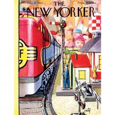 Puzzle 500 pièces : The New Yorker : Train miniature