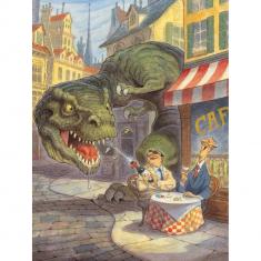 Puzzle de 1000 piezas: Jurassic Paris