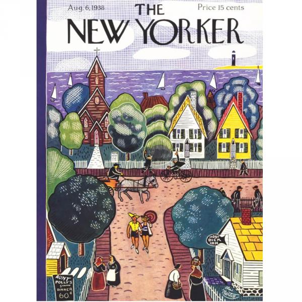 Puzzle de 1000 piezas : Village by the Sea - Newyork-NYPNPZNY1944