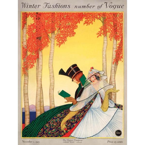 1000-teiliges Puzzle:  Vogue : Autumn Reading - Newyork-NPZVG2280