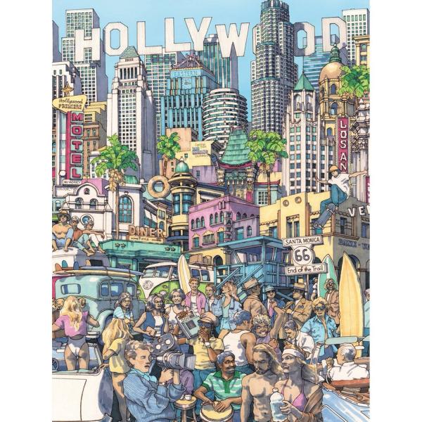 Puzzle de 500 piezas: California soñando - Newyork-NY093