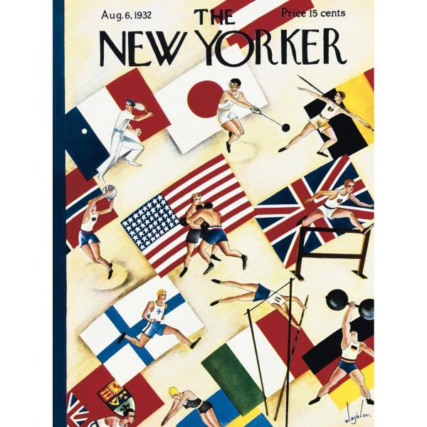 500 pieces Puzzle : Alajalov - Summer Olympic  - Newyork-NY112