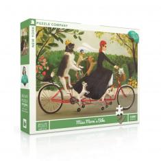 Puzzle mit 1000 Teilen: Miss Moons Fahrrad