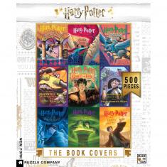 Puzzle mit 500 Teilen: Harry Potter: Buchumschlag-Collage