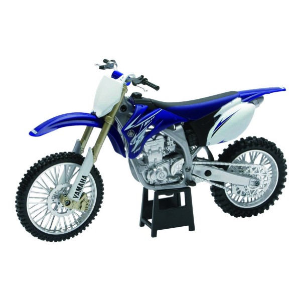 Modèle réduit : Moto Yamaha YZF-450F : Échelle 1/12 - NewRay-57483-Bleu