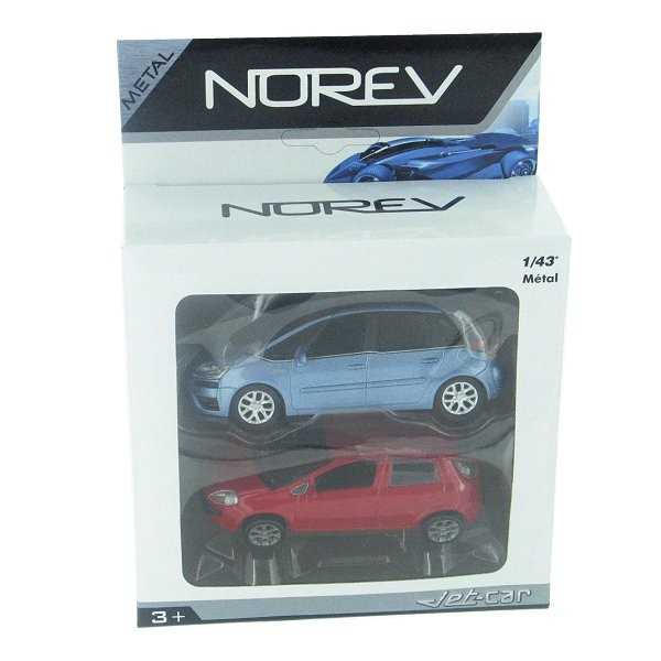 Modèles réduits - Pack 2 véhicules - Jet-Car : Showroom 3 - Norev-430003-3