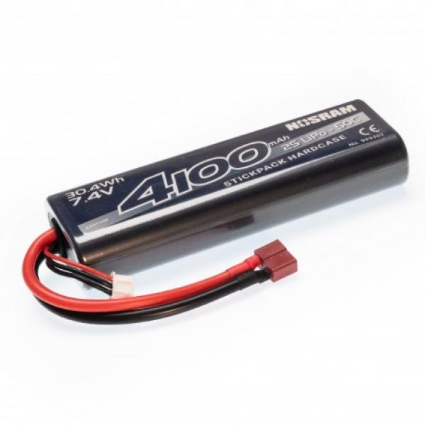 Lipo Stickpack hardcase 7,4V 4100mAh 50C - T-Plug plug - NOS999302-U