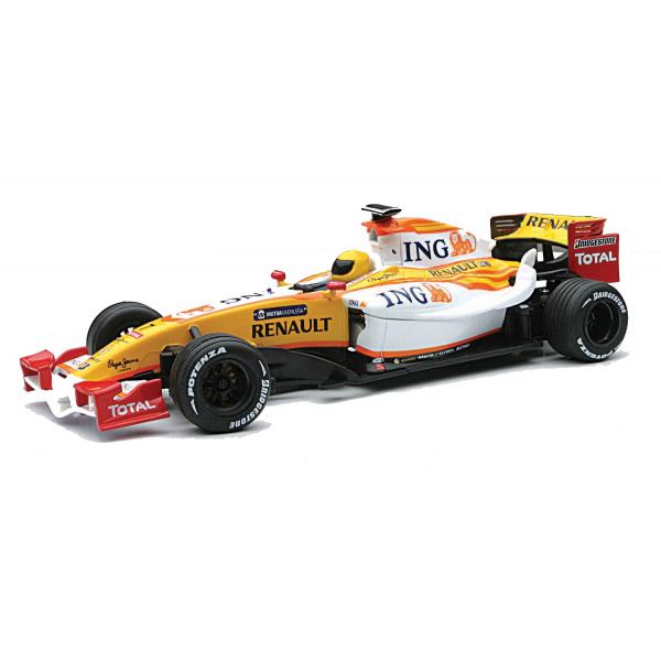 RENAULT F1RC ING 2009 1:24 27 Mhz + CASQUE  - NRY-89875CSS