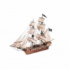 Maquette bateau : Le Brigantin Corsair