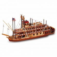 Ship model: The Mississippi steamboat