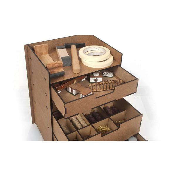Coffret D'outils Occre Pour Maquettes En Bois – Kit De Nettoyage D'armes – Marque Occre