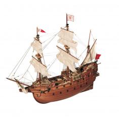 Maqueta de barco de madera: San Martín