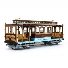 Straßenbahnmodell aus Holz: San Francisco