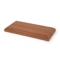 Zubehör für Modell: Sockel für Holzmodellboot - 21 x 10,5 cm