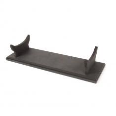 Accessoire pour maquette bateau en bois : socle noir complet 380 x 120 mm