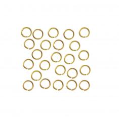 Accessory for wooden ship model: Brass rings 6 mm