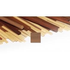 Liston 1m Noyer brun 2 x 4mm - x3 pieces - OCCRE