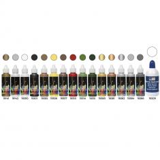 Acrylfarbenpaket für Mississippi-Modelle