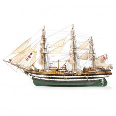 Maquette bateau en bois : Amerigo Vespucci