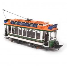 Maquette de tramway en bois : Buenos Aires