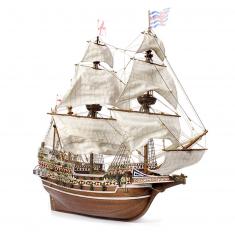 Wooden ship model: HMS Revenge